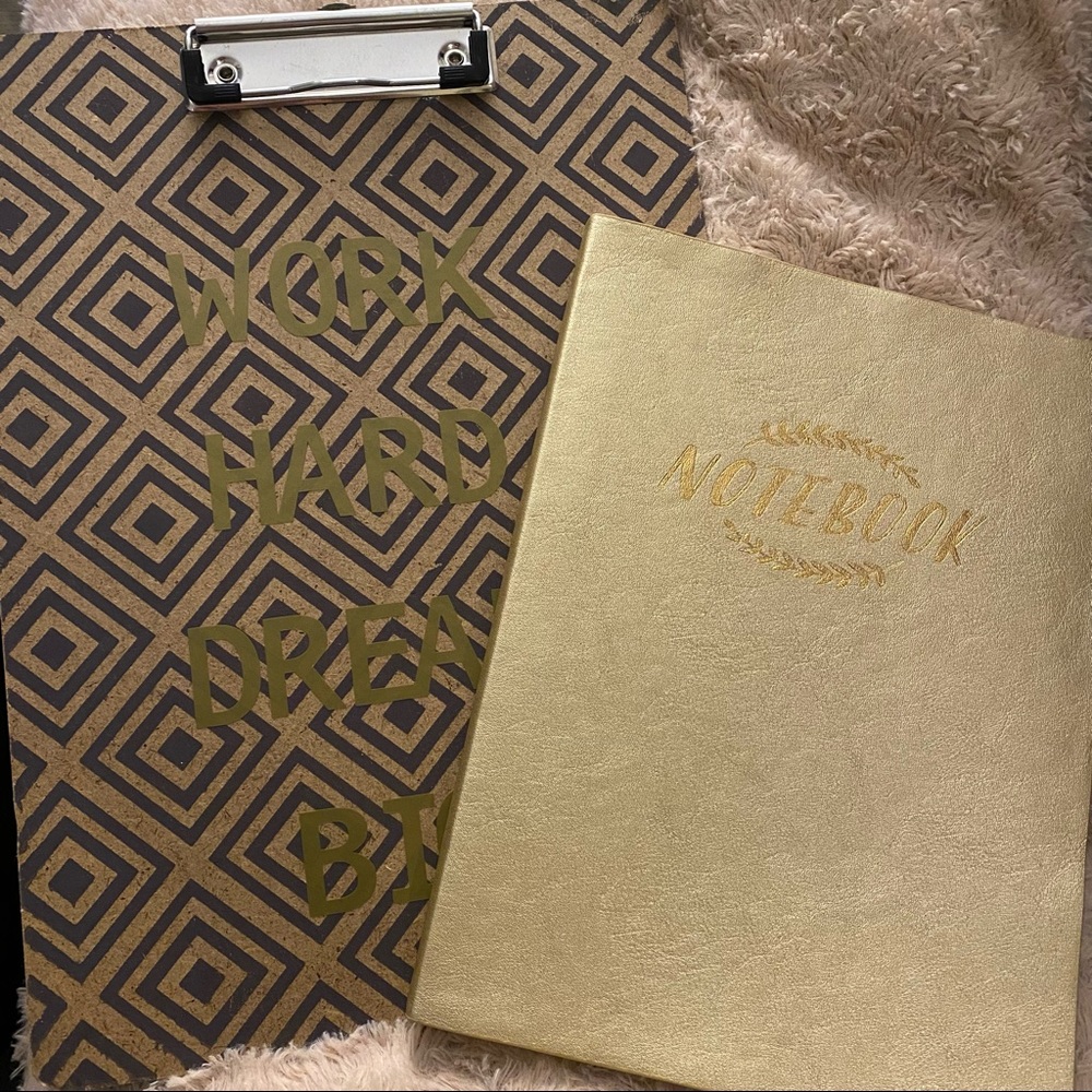Gold Stationary Set